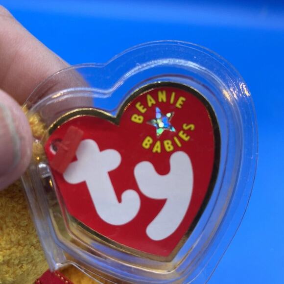 Ty Beanie Baby "Poopsie" Bear 2001 Stuffed Animal Toy New With Tag NWT (B1) - Picture 4 of 10